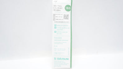 Braun 4252551-02 Introcan Safety IV Cath. 18G x 1 3/4inch 100ml/min